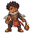 Pixel-art battle sprite of Brand, 3★ form