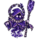 Pixel-art battle sprite of Morrick, 7★ form