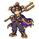 Pixel-art battle sprite of Rook, 5★ form