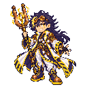 Pixel-art battle sprite of Rook, Omni form