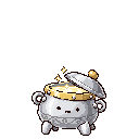 Pixel-art battle sprite of Silver Crucible