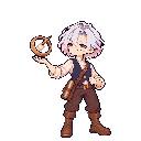 Pixel-art battle sprite of Solen, 3★ form