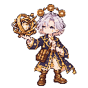 Pixel-art battle sprite of Solen, 5★ form