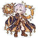 Pixel-art battle sprite of Solen, 7★ form