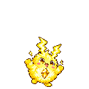 Pixel-art battle sprite of Volt Sprite